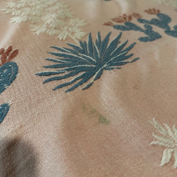 Vintage 1940s Bates Painted Desert Bedspread - Picture 7 of 11